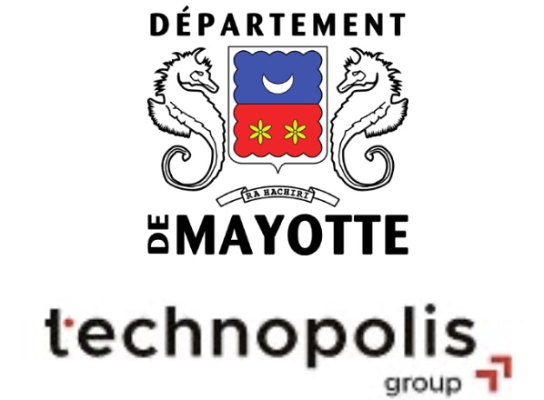 Logo département mayotte et Technopolis Group